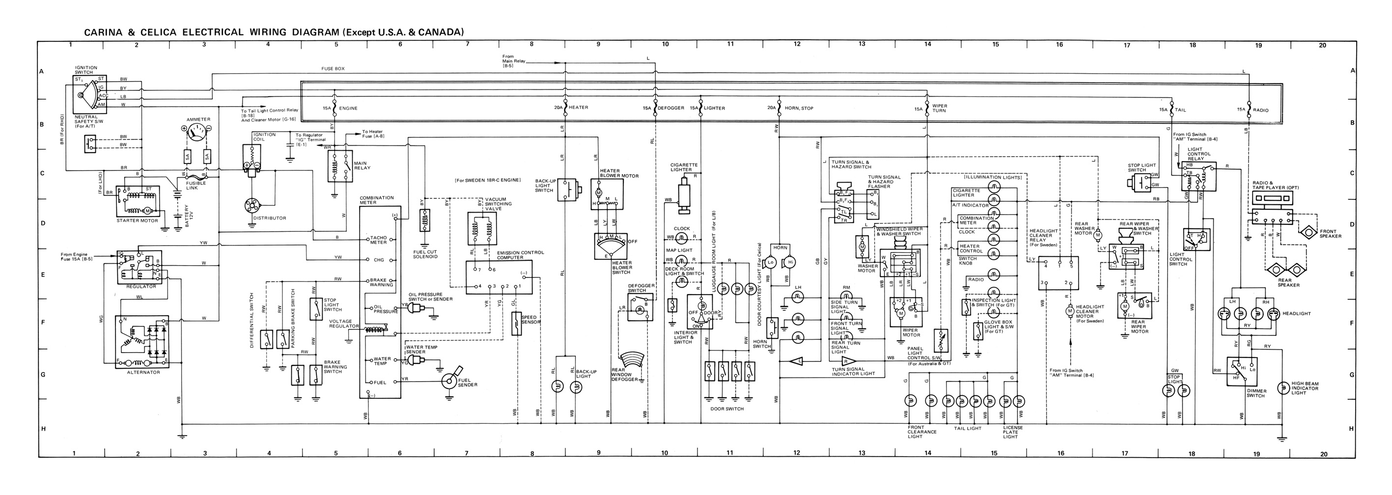 Toyota Celica Service Manual - Body - 1975 - Page 05-05 (100dpi